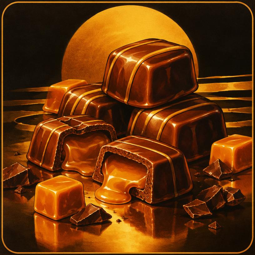 Golden Caramel Bites